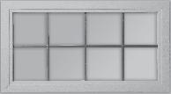iso45 panelled doors, standard sizes. Available in white RAL9016 or brown RAL8014 Co-ord. width 2,000-2,600 mm Add 327 Co-ord. width 2,601-3,500 mm Add 437 Co-ord.