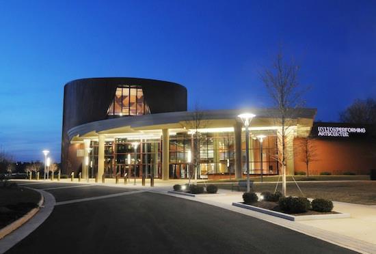 Performances The Chorale presents four major concerts during the season at the Hylton Performing Arts Center, usually in October, December, March, and May/June.