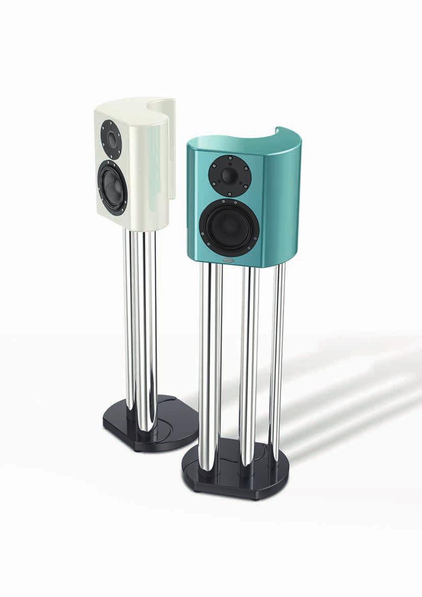 Crystal Cable Minissimo Aluminium 2 Way Stand Mount Aluminium Loudspeaker System The audio world is full of small speakers but most conform to the established norm of two drive-units in a rectangular