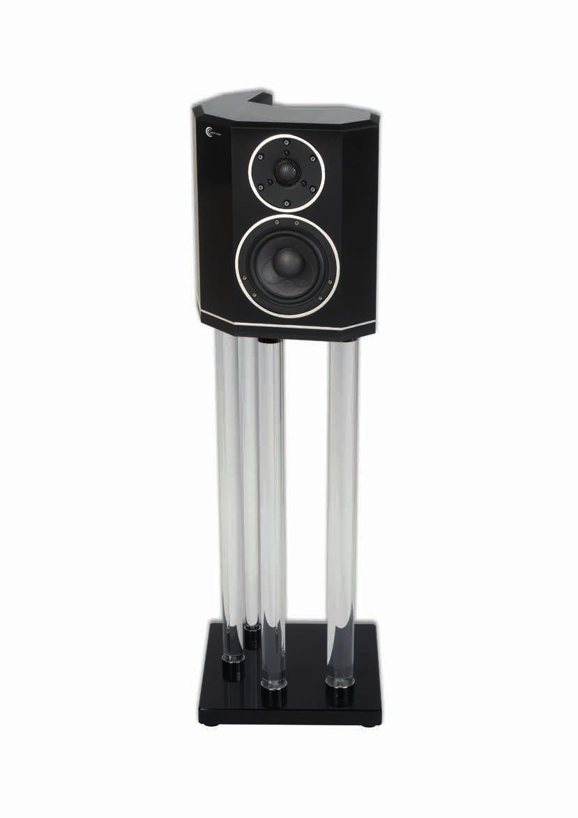 Crystal Cable Arabesque Mini Aluminium 2 Way Loudspeaker System Stand Mount At 32.6cm (12¾in) tall, Crystal Cable s Arabesque Mini lives up to its name: it s positively teensy.