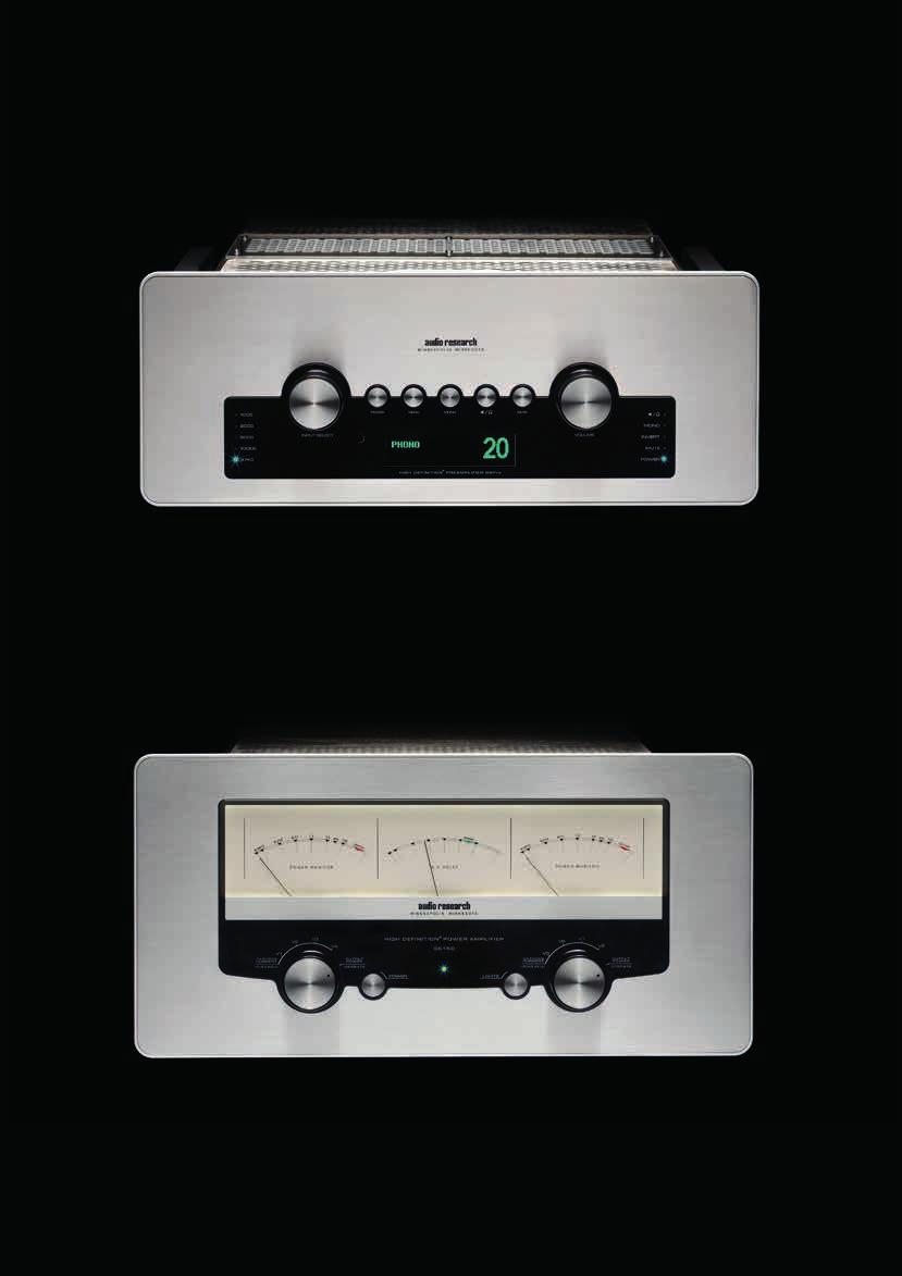 Audio Research GS-Pre/GS-150 Precision Valve Line Stage Preamplifier W Phono Stage, Headphone Amp, & 150 Watts Stereo Valve Amplifier with KT150 The GS150 power amplifier and GSPre preamplifier are