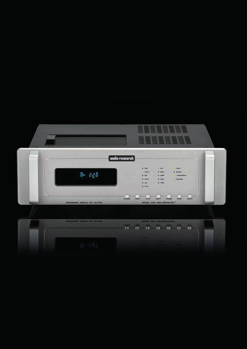 Audio Research Ref CD 9 Reference CD Player with USB in DAC In an ever-changing, increasingly digital world, a conventional CD player or transport-plus-converter no longer suffices.