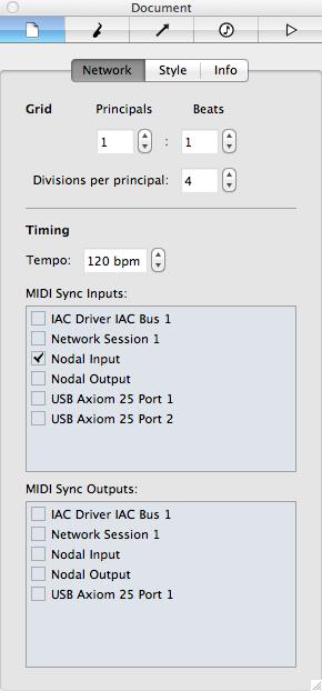 2013 CEMA make any settings other than those given above. If Nodal receives sync messages in the designated port it will automatically go into slave mode.