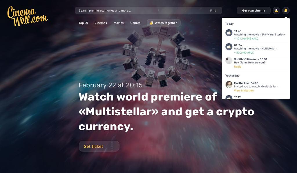 business, as they can analyze their audiences, obtain feedback from them, and invite to view future films. Moreover, CinemaWell.com is a win-win platform, providing benefits to filmmakers and viewers.