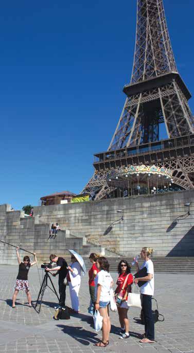 LOCATIONS PARIS, FRANCE IN PARIS, FRANCE 6-Week Filmmaking 4-Week Filmmaking 4-Week Acting for Film To study in Paris is to be born in Paris.