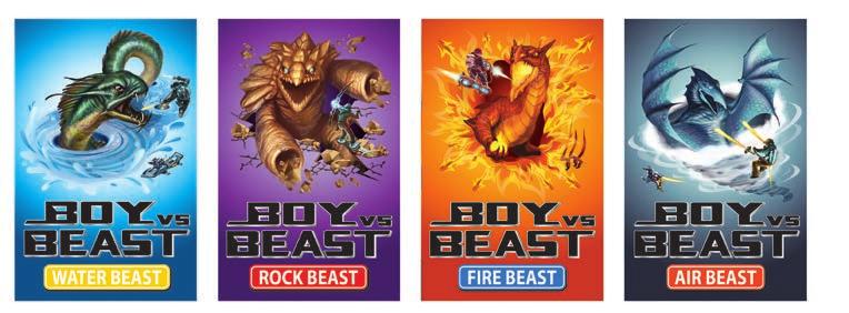 Boy vs Beast series covers And so it is with kids books the covers must lure the potential reader in.