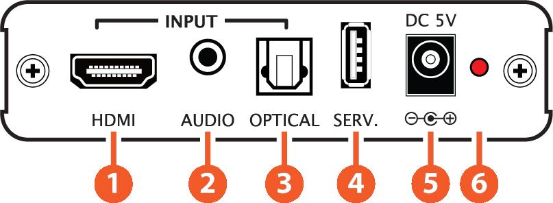 5mm mini-jack cable for analog audio output. r MENU BUTTON: Press this button to enter the OSD (On-Screen Display) menu and press it again to make a selection.