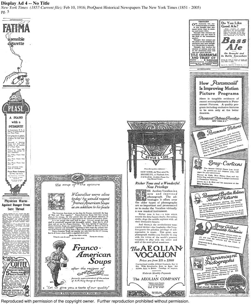 Paramount Pictograph Launched in 1916.