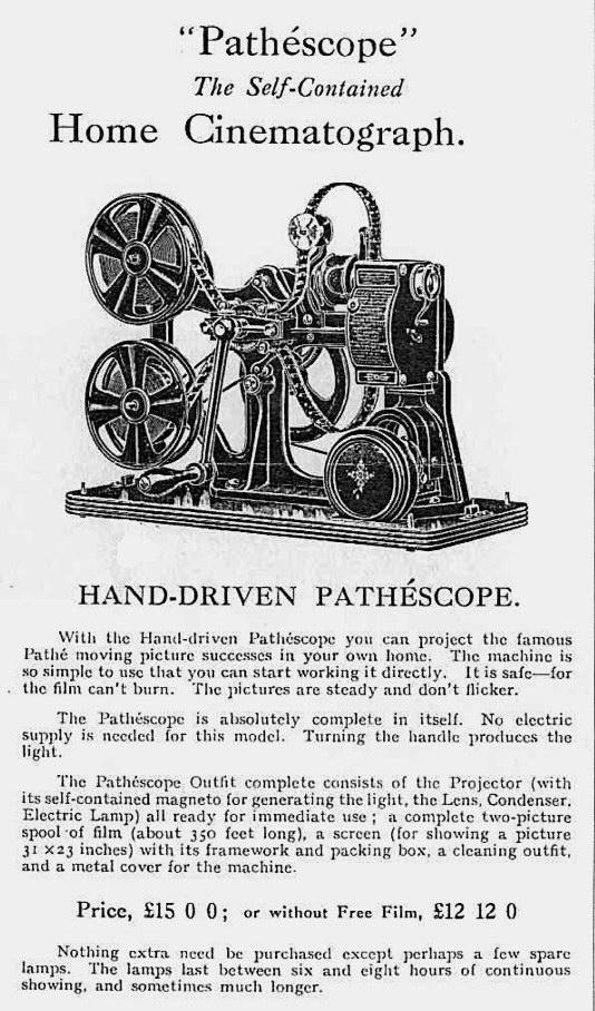Pathéscope 28mm Format French company,started marketing in America in 1913. Only 28mm company.