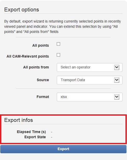 2208 2209 2210 2211 EXPORT STATES The Export state is shown in the Export Infos section of the Export Wizard: 2212 2213 2214 2215 2216 2217 2218 2219 2220 2221 2222 2223 2224 2225 2226 2227 2228 2229