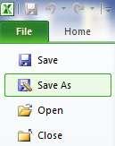 TXT) in MS Excel does not change the format of the file you can see this in the Excel title bar, where the name of the file