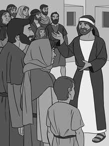 Partea 2 Planşa 1-3 Petru, unul din ucenicii Domnului Isus, a început să vorbească despre Domnul Isus mulţimii care s-a adunat. Nu trebuie să vă bateţi joc de oamenii aceştia.