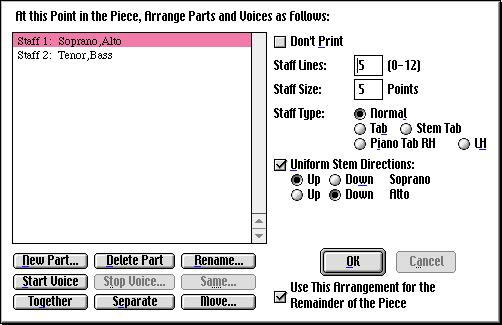 72 Voice: Note Entry Note Entry engages the note entry cursor. See the section above for more information about the note entry cursor.