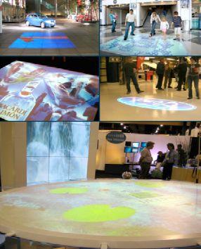 Interactivity Interactive floors, tables and LCD s Interactive floor Our interactive floor technology works with a unique motion