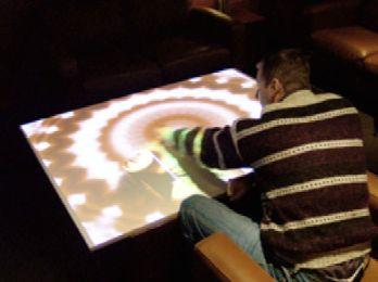 The interactive floor makes it possible to interact with your audience in a fun way.