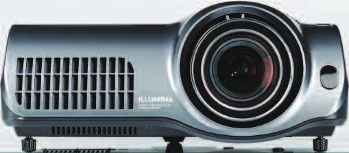 With horizontal and vertical lens shift to ensure a perfectly aligned picture from wherever you place the projector.