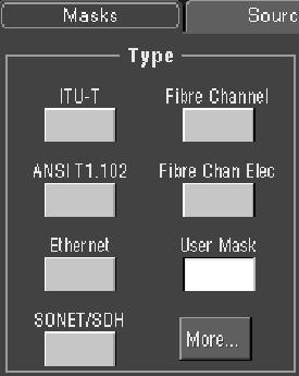 The instrument saves these settings with the mask information. See the instrument user manual for information on displaying waveforms. Create an empty user mask 2.