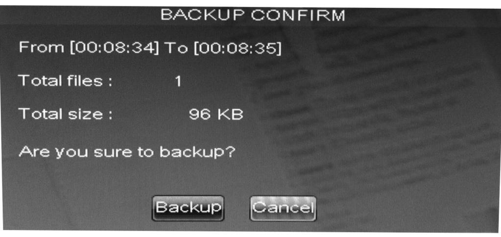 7. Backup Recordings Insert a USB flash drive into either USB port on back of DVR. Note: Some flash drives include special file handling software and may not be compatible.