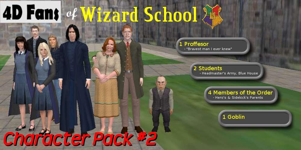 Wizard School Character Pack #2 Assembly Instruction