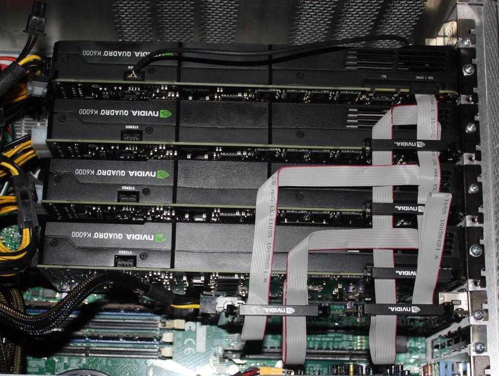 ANATOMY OF A SYSTEM stereo sync bracket CPU0 PCIe 1 CPU0 PCIe 2 GPU-0 GPU-1 FL 0 CPU1 PCIe