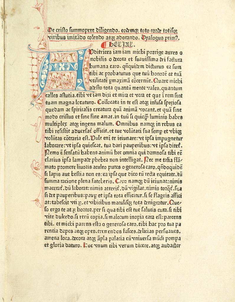15 Defensorium fidei dialogos septem contra iudeos, hereticos et sarracenos. Johannes de TURRECREMATA. De salute animae. CASSIODORUS.