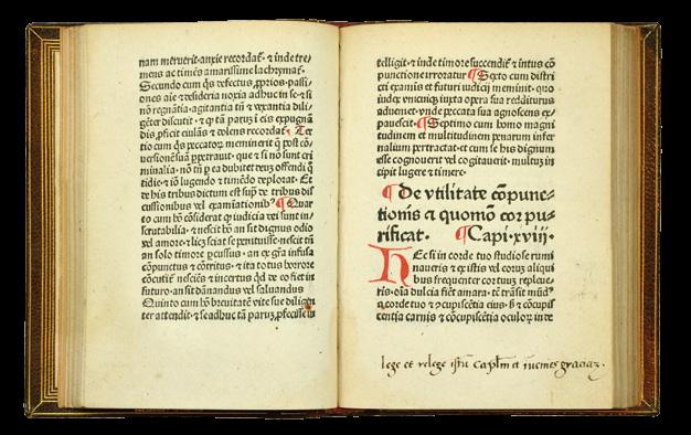 40 GERARDUS ZERBOLD DE ZUTPHANIA. Tractatus de spiritualibus ascensionibus. [Ulrich Zell], apud Lijskyrchen, Cologne, [about 1488].