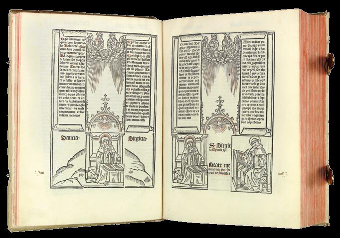 The basis for subsequent editions and illustrations 54 BIRGITTA OF SWEDEN [BRIDGIT, Saint]. Revelationes. Bartholomaeus Ghotan [for Wadstena Monastery, Lübeck, before 25 Nov] 1492.