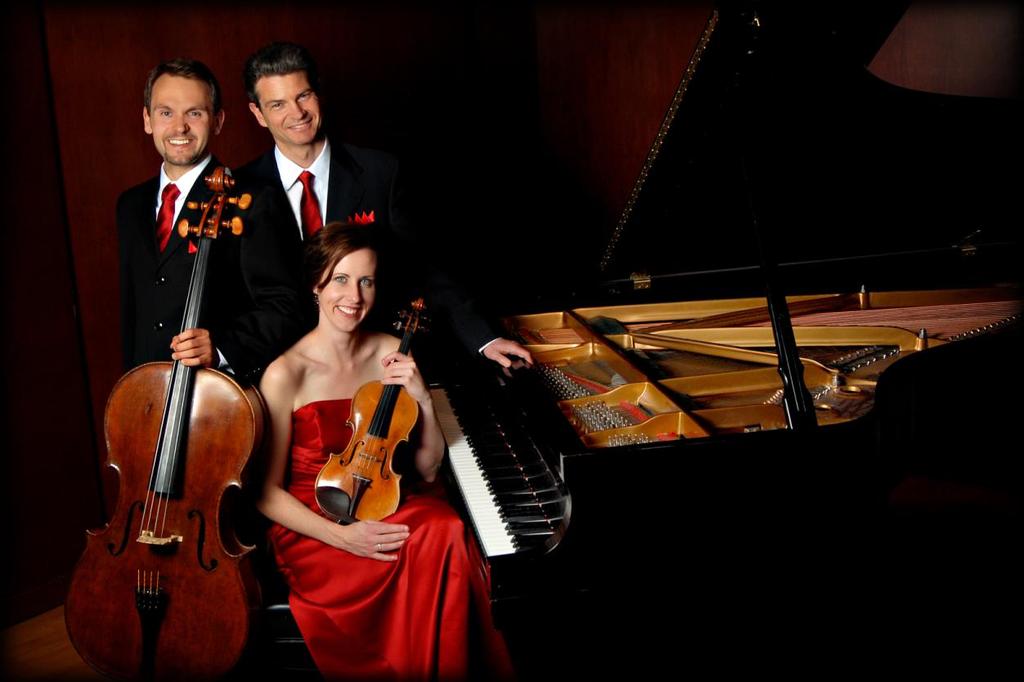 Masterclasses and Pre-Concert Lectures: In addition to concerts, the members of the Poinsett Piano Trio are also available for masterclasses (of either solo or chamber music) and pre-concert lectures.