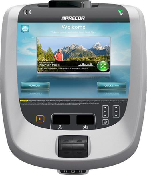 CAB PRECOR P80 The Precor P80 console with the media adapter kit can now control ANY cable, satellite or IPTV set top box using the CAB from Broadcastvision Entertainment.