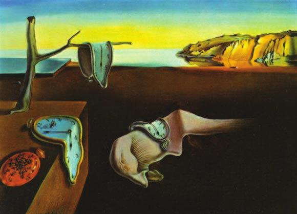Slika 10: Vztrajnost spomina - olje na platnu (Dali, 1931) Nadrealizem je eno izmed umetnostno - zgodovinskih obdobij in ena najprepoznavnejših podob tega obdobja je prav umetnija prikazana na