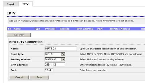 (if not using switch). Tuner 3 provides the service list for RF output 4 and 5.