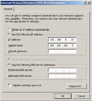 Next select Network and Internet settings. Right click on [Settings for local network] and select [Properties].