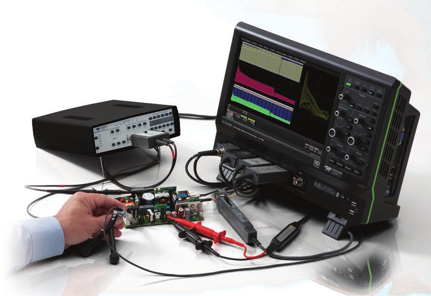 and analyze the operating characteristics of power conversion devices and circuits with the Power Analyzer option.