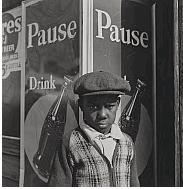 Young Boy, Pause Pause, American South Silver Print 1941, printed in 2001 Cultural Personal Penn started his career in the late 1930s, photographing street scenes in places like New York and