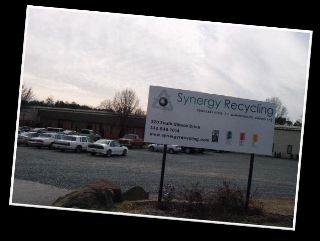 Synergy Recycling, LLC 2000: Company was founded in