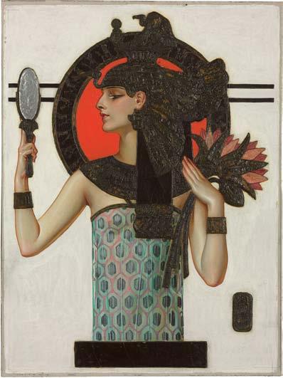 Joseph Christian Leyendecker, Egyptian Queen (aka Cleopatra), cover illustration for