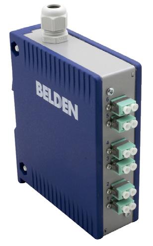 Belden MIPP Patch Panel Innovative modular design enables quick and easy installation!