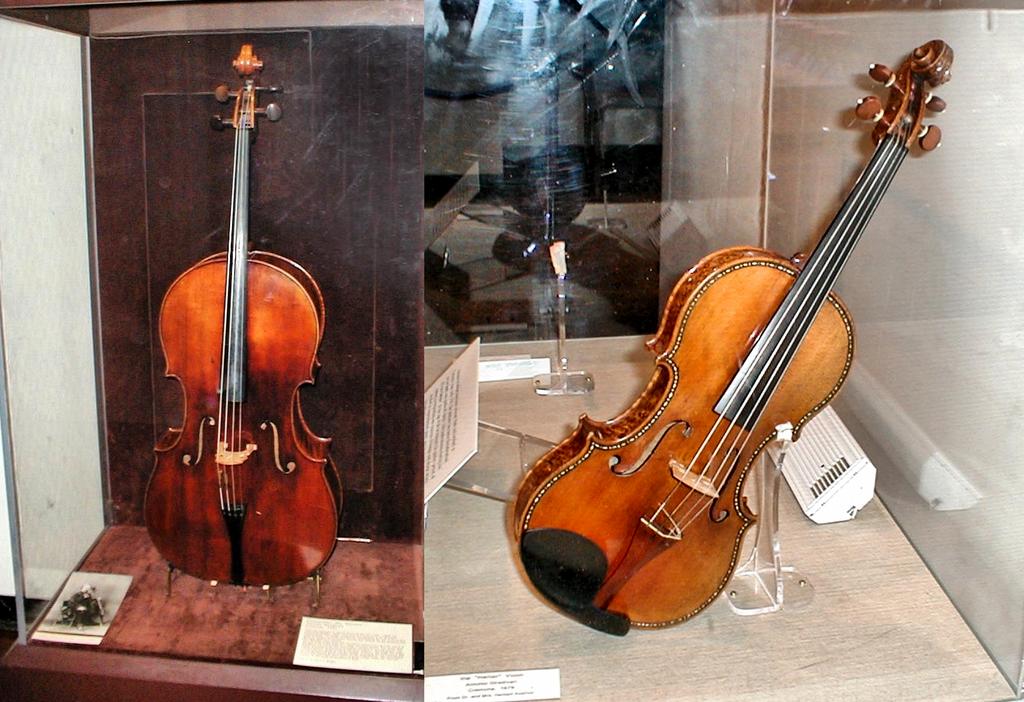 Chapter 29 The Orchestral Tradition in the Twentieth Century Illustration 1: Two Stradivari instruments in museum cases at the Smithsonian, Washington, DC.