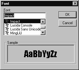Click OK in the Font dialog box Close the clock Each script is entirely fixed and has to be maintained individually; there is absolutely no variation in the sequence of inputs.