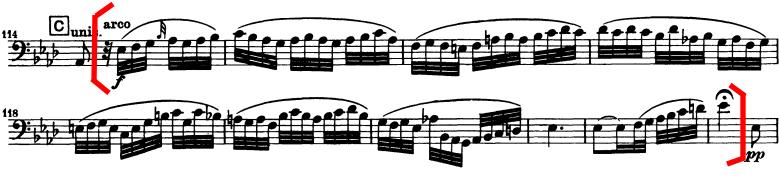 Set 1 Cello Page 4 of 4 Symphony No. 5 in C minor, Op. 67 Ludwig van Beethoven Mvt. 2. Andante con moto.