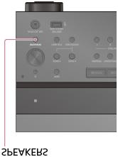 You can select the front speakers you want to operate. Be sure to use the buttons on the receiver to perform this operation.