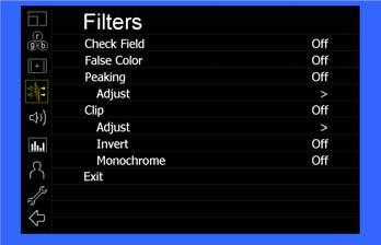 Check Field Use the check field modes for monitor calibration or to analyze individual color components of an image. In Monochrome mode, all color is disabled and only a grayscale image is shown.