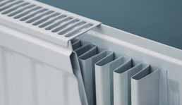 PANEL RADIATORS PRODUCT SURVEY GENERAL Plainor Compact Vertical side covers top grill assembly points n connections 6 6 4 4 / 6 supply and return pipes invisible thermostatic valve body included