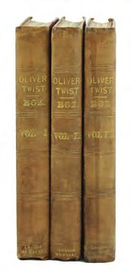 C H A R L E S D I C K E N S : A W O R D I N E A R N E S T 19. Dickens, Charles. Oliver Twist; or, the Parish Boy s Progress. By Boz. In Three Volumes. London: Richard Bentley, 1838. Three vols.