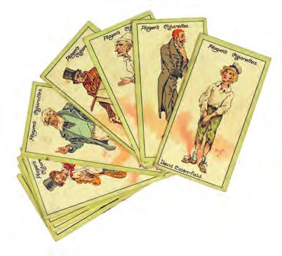 C H A R L E S D I C K E N S : A W O R D I N E A R N E S T 78. Player & Sons. [Characters from Dickens]. n.d. [circa 1920s]. 50 color printed cigarette cards in sleeves.