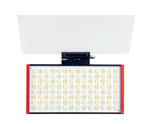 The light quality of the Aladdin A-LITE is outstanding with CRI and TLCI ratings of over 95 for both tungsten and daylight.