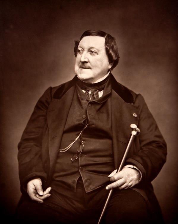 Gioachino Rossini, Composer February 29, 1792 November 13, 1868 William Tell Overture Rossini was born into a family of musicians. His father was a horn player, and his mother was a soprano.