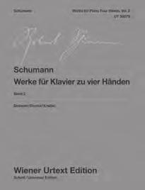 73 arranged for Piano 4 hands by Gustav Jansen (version authorized by Schumann) Editor: Joachim Draheim Fingerings and Ljiljana Borota, Christian Knebel ISBN 978-3-85055-660-6 UT 50079 - Urtext from