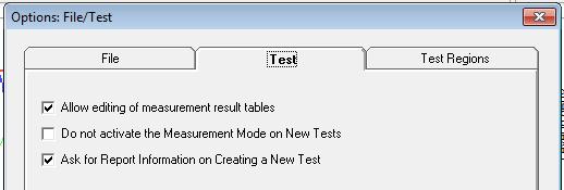 Switched to Measurement Mode Manually on execution of the Test.