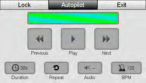 Autopilot Using Autopilot 13. Autopilot Autopilot is a special Stage Cl mode designed for use at parties, for displays and for other situations involving unattended operation.